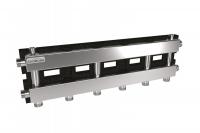 Модульный коллектор MKSS-60-4D (до 60кВт магистраль G1″ 3 контура G1″ 2 вертик унив.подкл.термод