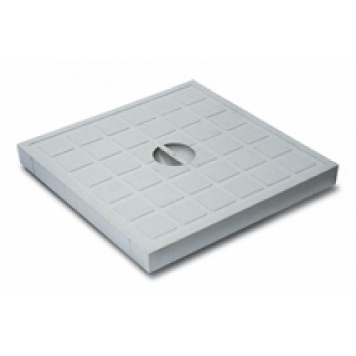 Крышка пластиковая к водоприемнику серая 200