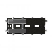 Модульный коллектор MKSS-60-5DU.EPP-термоизоляция (до 60кВт магистраль G1″ 2+2+1 контура G1″