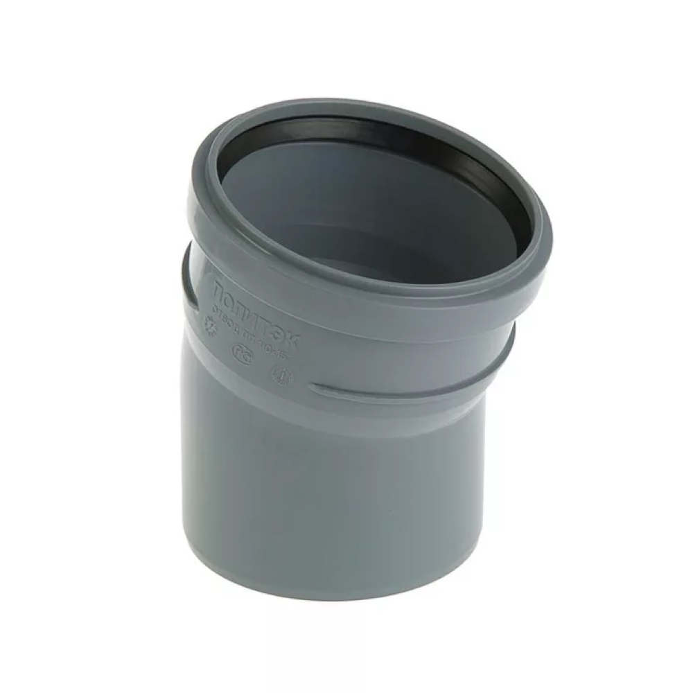 Отвод 15° 110мм вн.канализ.(60) VALFEX