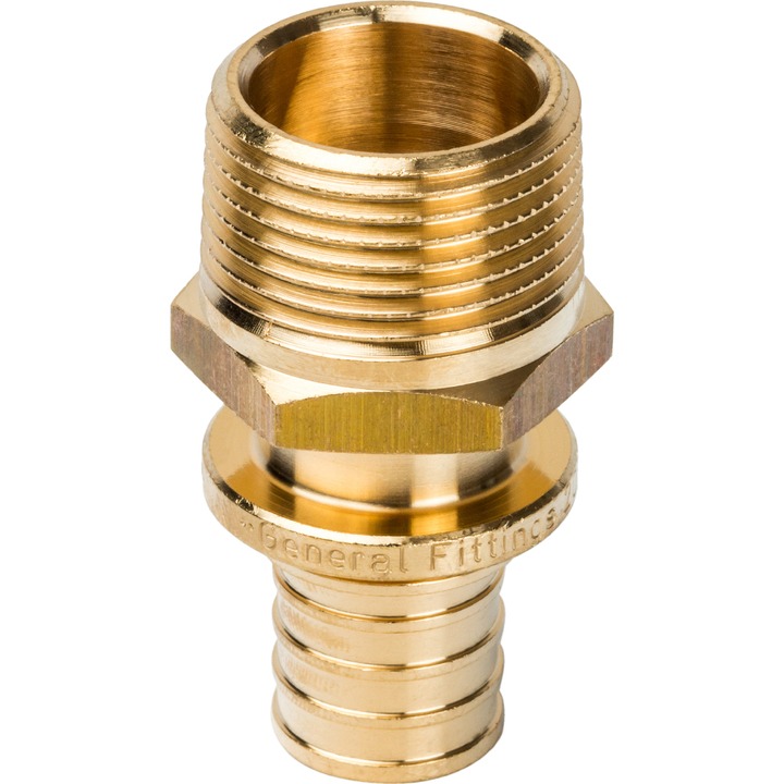 Переходник с наружной резьбой 20xR 3/4" (10/80) STOUT