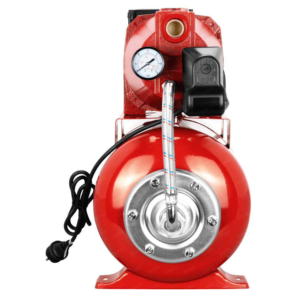 АПЦН-55-45, Автоматическая насосная станция, Мощность 750 Вт, максимальный напор 45 м, произв. 55 л/мин., макс. глуб. всасывания 8 м, крыльчатка из PPO