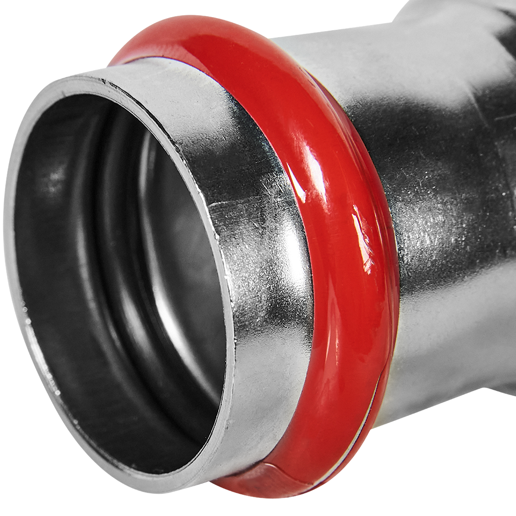 Муфта переходная ВПр 35х28 из нержавеющей стали прессовой ROMMER