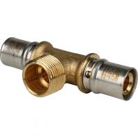 Пресс тройник-переходник с наружной резьбой 26х3/4"х26 (5/50) STOUT