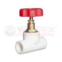 Вентиль проходной  32х1  90 гр  (20/5) (Valfex) БЕЛЫЙ