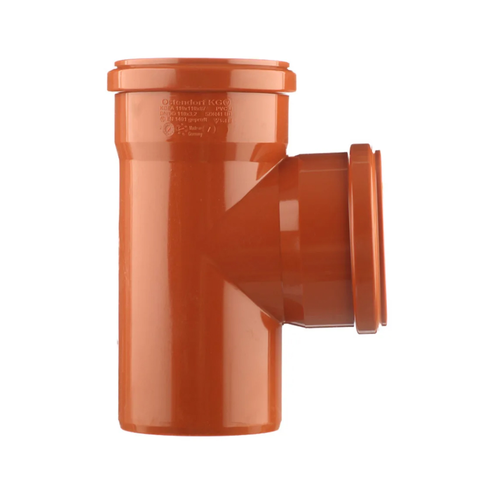 Тройник KGEA 400/315*87 гр. Ger для наружной канализации,  Ostendorf
