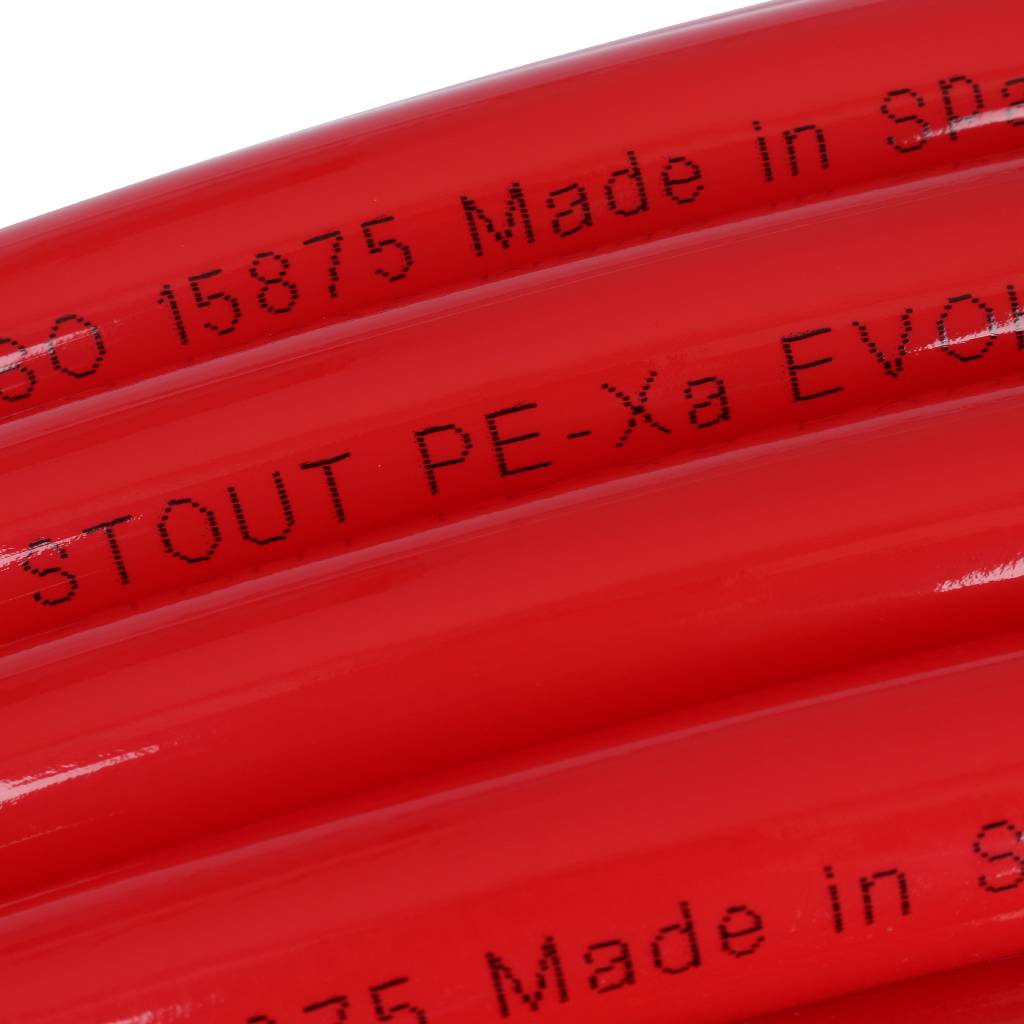Трубы PE-Xa/EVOH, красная 20х2,0 (500 м) STOUT