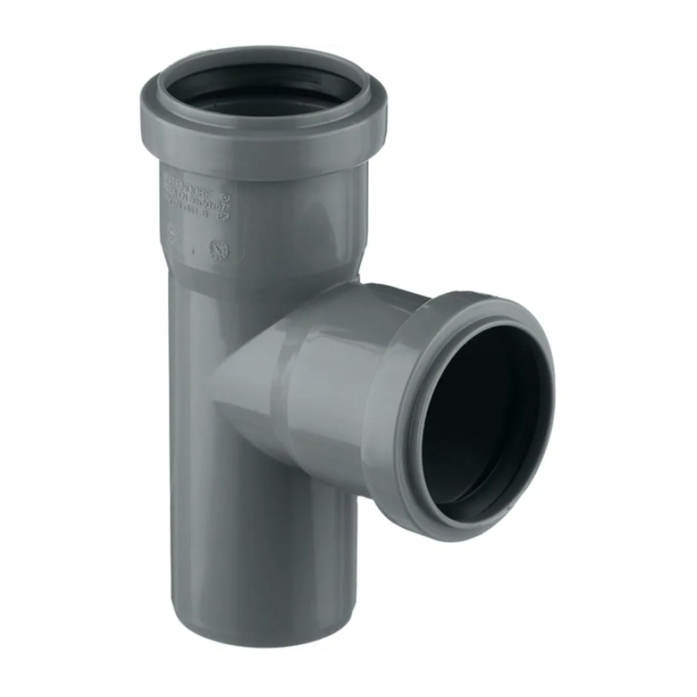 Тройник 87,5°  50-40 вн.канализ.(140/7) VALFEX