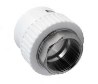 Муфта переходная с внутренней резьбой  40 х 1 1/4" под ключ (25/5) (Valfex) СЕРАЯ