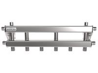 Модульный коллектор MKSS-150-3x25 (до 150кВт 2 маг.подкл. G1½″ 3 контура G1″ вверх или вниз)