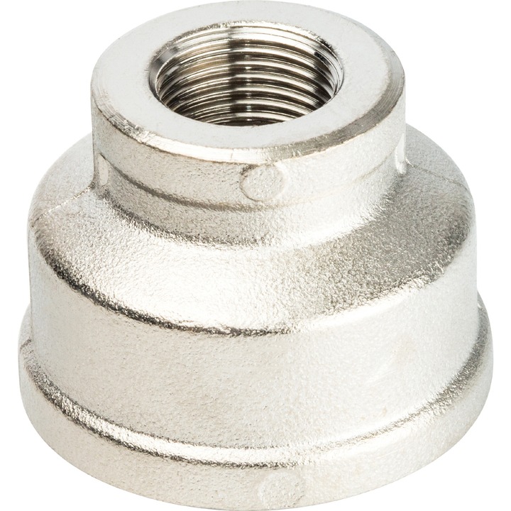 Муфта ВВ переходная никелированная 1"X3/8" (10/70) STOUT