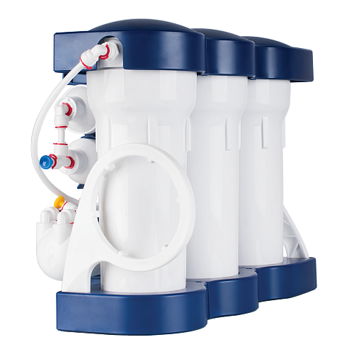 Фильтр обратного осмоса Ecosoft P'URE с обогащением воды кальцием и магнием и функцией экономии воды с насосом