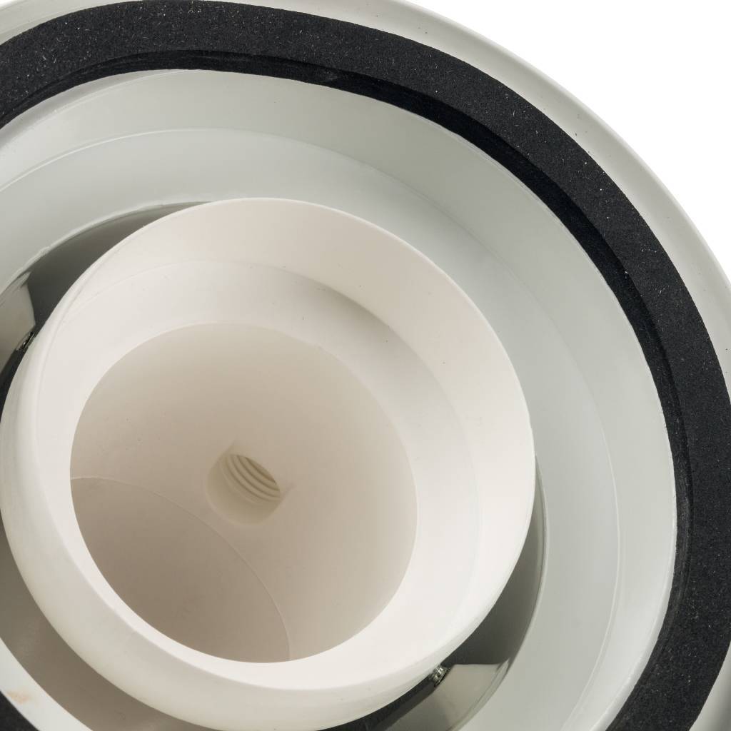 Элемент дымохода конденсац. адаптер 90° DN60/100 м/п PP-AL с фланцем (совместим. с Bosch)