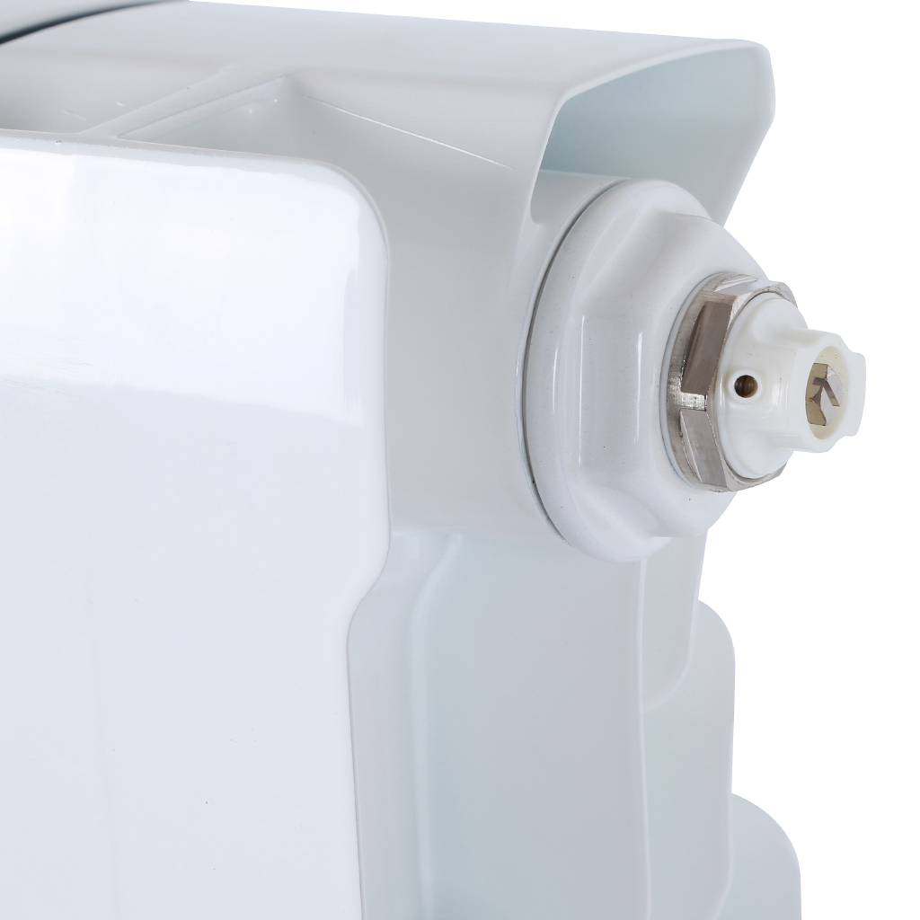 Биметаллический радиатор с нижним прав. подключением STOUT Space 500 8 секции