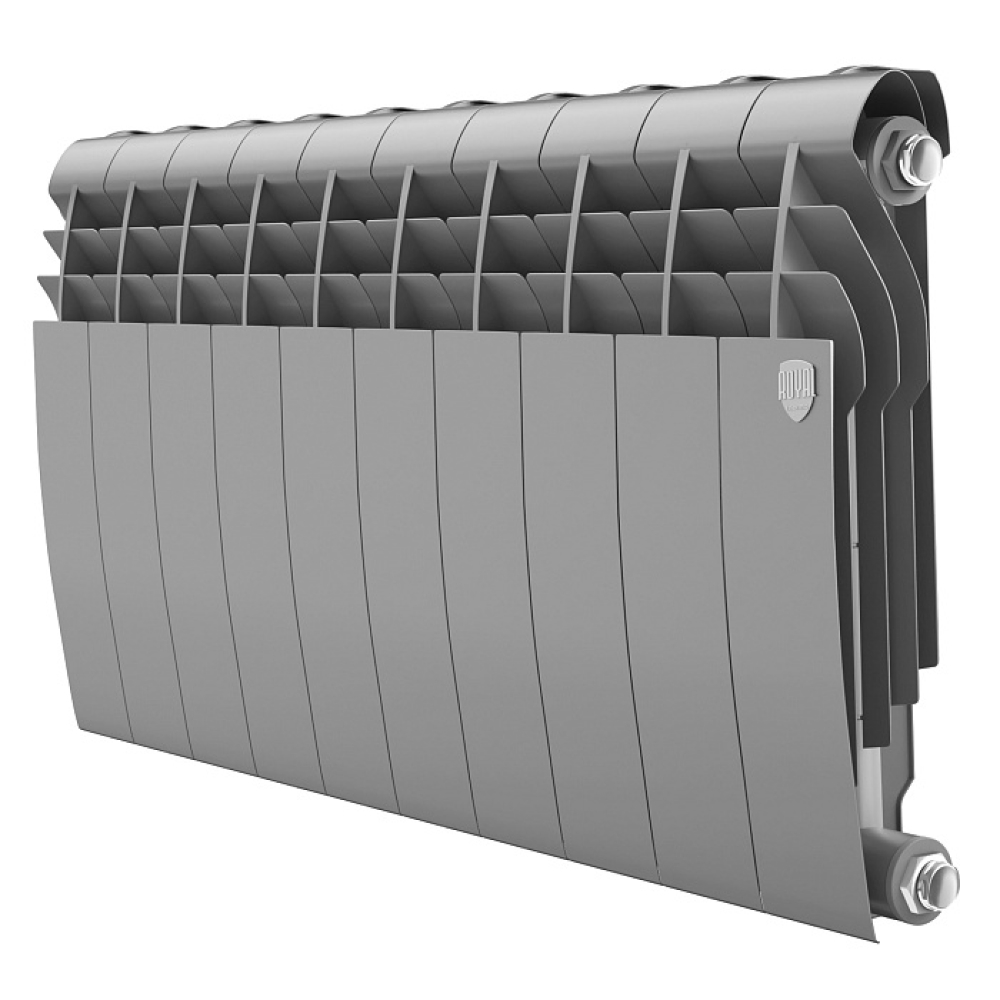 Радиатор Royal Thermo BiLiner 350 /Silver Satin - 6 секц. RTBSS35006