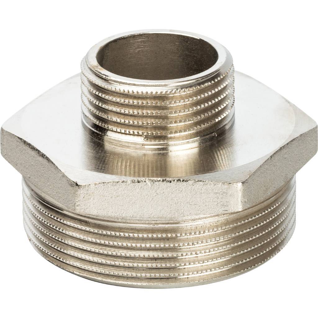 Ниппель НН переходной никелированный 2"X1" STOUT (30)