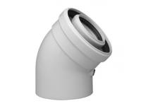 Отвод 45 N0, диам. 110 мм, HT Baxi