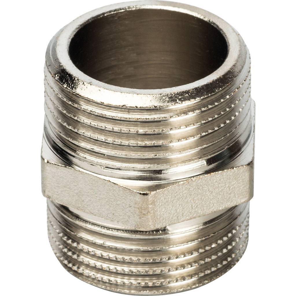 Ниппель HH никелированный 3/4" (10/90) STOUT