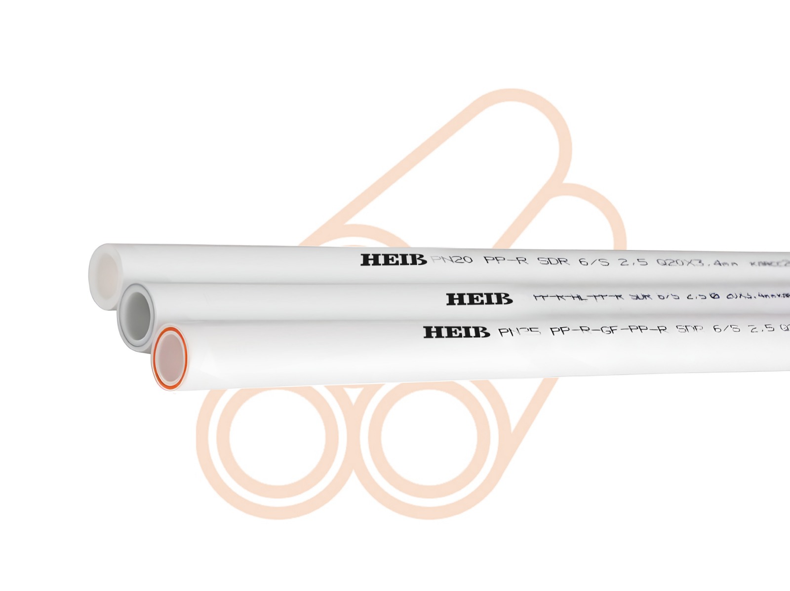 Труба HEIB/Berke PN20 ø20х3,4, SDR6, для горячего водоснабжения БЕЛАЯ (100) 