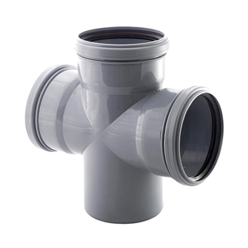 Крестовина HTDA 90/90*87 гр. Ger для внутренней канализации, Ostendorf  (1/8/160)