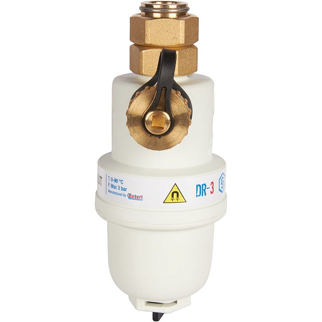 Фильтр-шламоотделитель с магнитом для настенных котлов 3/4" НР-3/4" НГ-3/4" НР STOUT