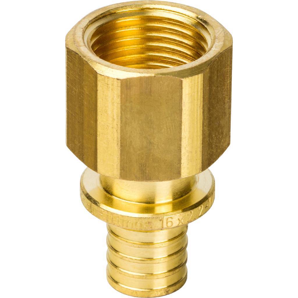 Переходник с внутренней резьбой 16xRp 1/2" (10/100) STOUT