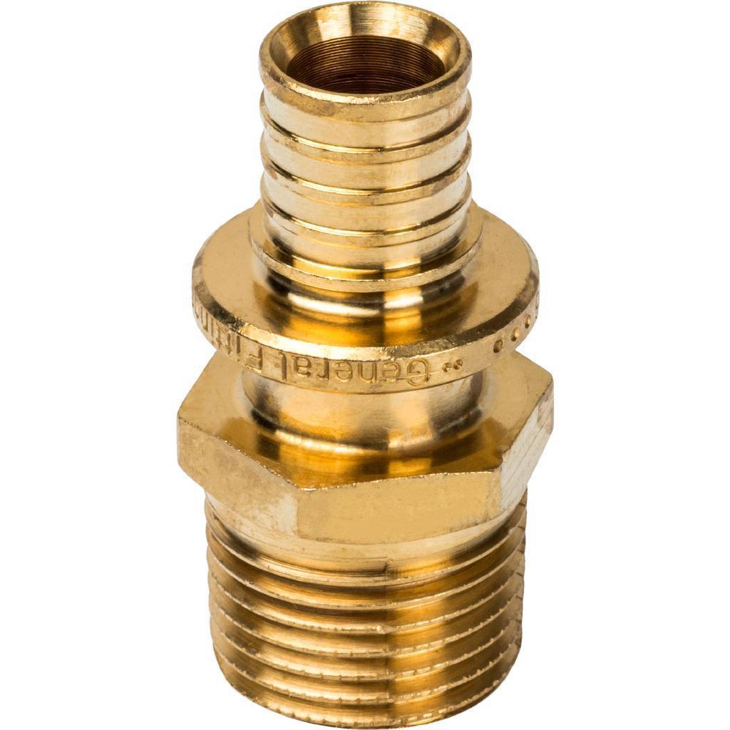 Переходник с наружной резьбой 16xR 1/2" (10/120) STOUT