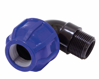 Отвод разъемный нар. резьба  25 х 1/2 ПНД