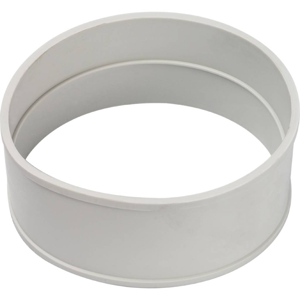 Элемент дымохода для соединеия труб DN60/100, м/м соед. муфта с уплотнен,хомут с муфтой EPDM