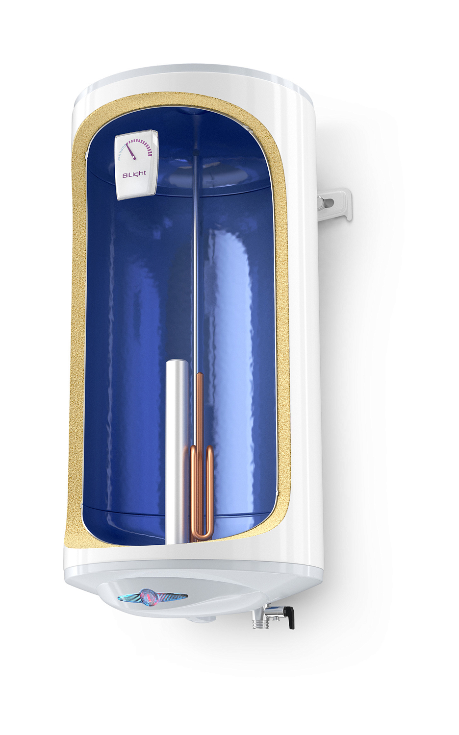 Электрический водонагреватель TESY BILIGHT, верт. 2000 Вт. GCV 50 3520 B11 TSRC Slim 