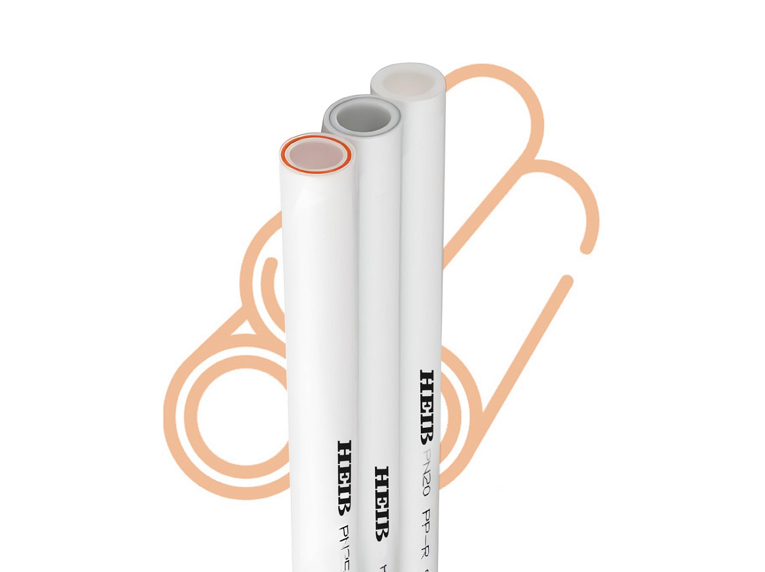 Труба PN20 (GF) ø50, SDR7.4, арм. ст./вол., для отопления (20)